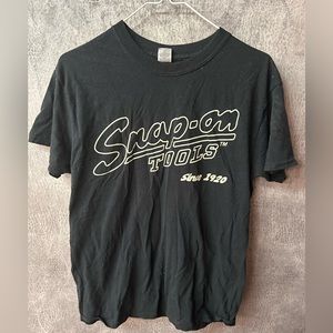 SNAP ON TOOLS black glow in the dark tshirt